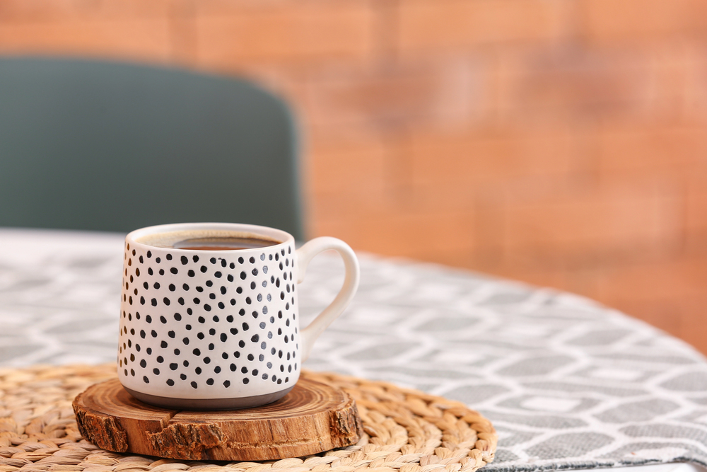 Mug filled with Sip herbals coffee alternative French Vanilla