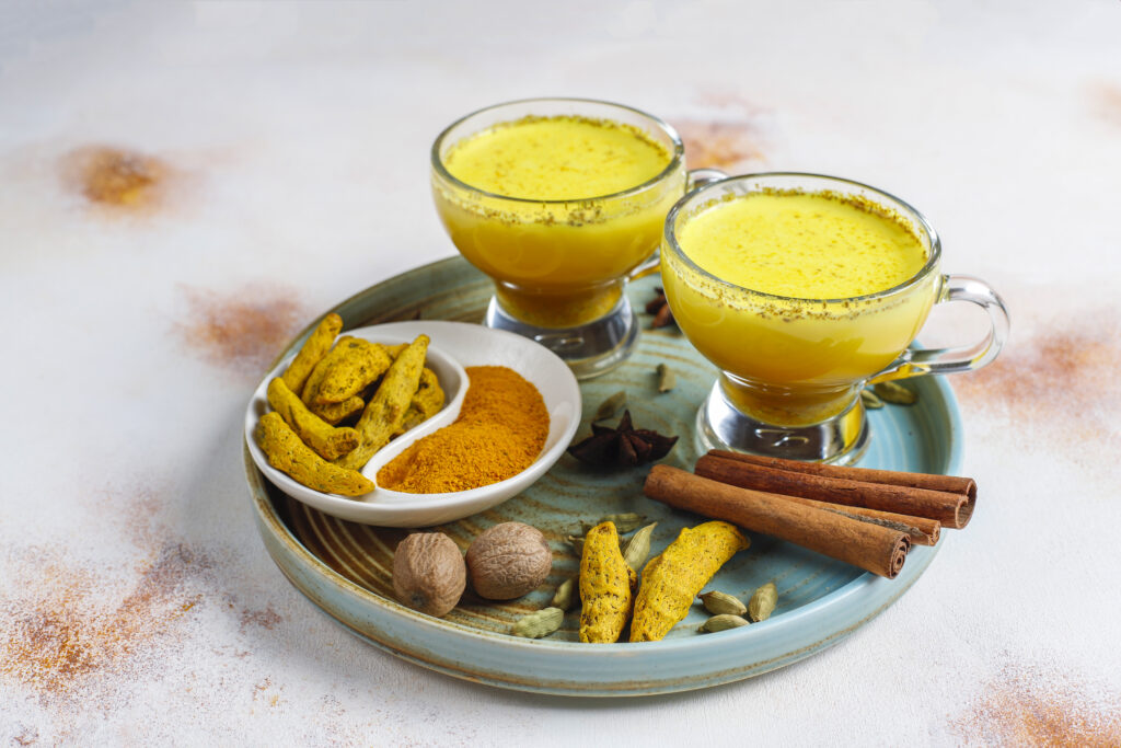 Turmeric Golden milk as a great tea for health support